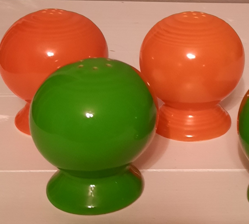 Fiestaware shamrock salt snd pepper